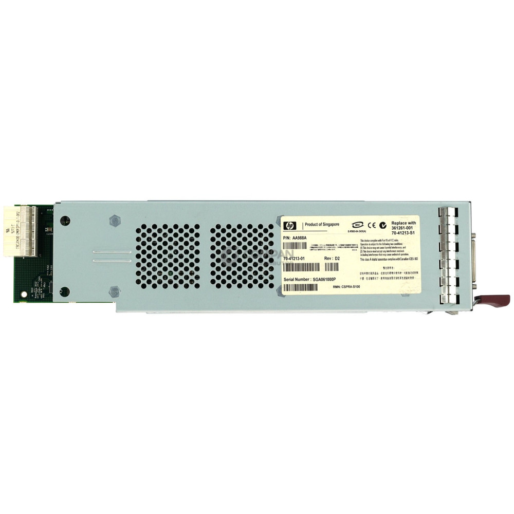 AA988A HP DUAL CHANNEL SCSI/SATA I/O MODULE FOR STORAGEWORKS MSA1500 CS - 70-41213-01, 361261-001